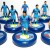 Subbuteo Andrew Table Soccer Panionios 3rd kit 2007-08 on WSB Professional bases